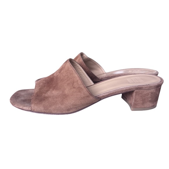 Maryam Nassir Zadeh Sophie Slide Suede Mule Sandals Whiskey Brown 39.5 Italy - Picture 4 of 9